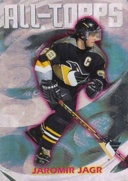 insert karta JAROMÍR JÁGR 99-00 Topps All-Topps číslo AT13